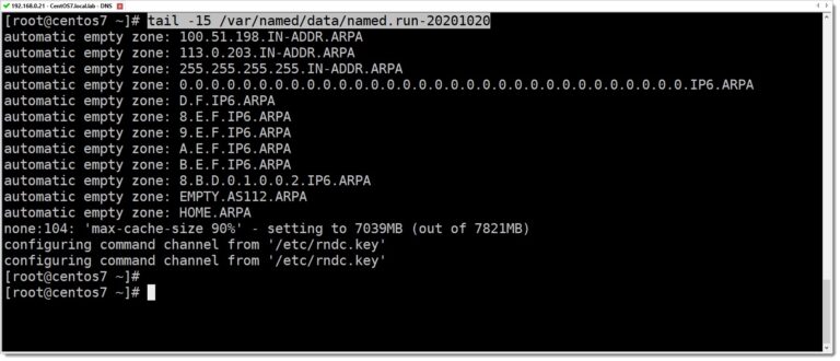 DNS BIND Log file DNS