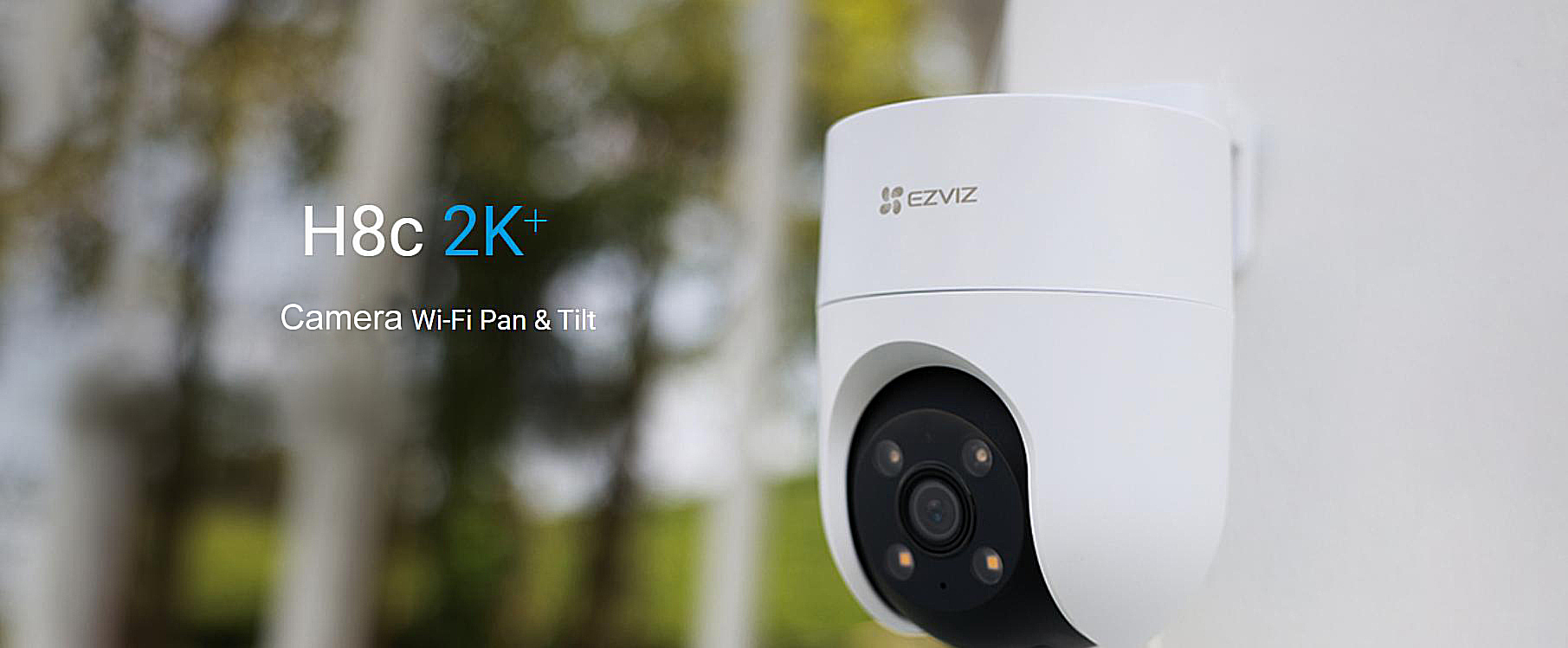 Camera Ezviz H8C 2K+ độ phân giải 4MP tích hợp AI thông minh