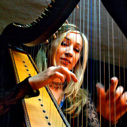 Harp Player Spain Live Musicians Scarlett Entertainment Spain
