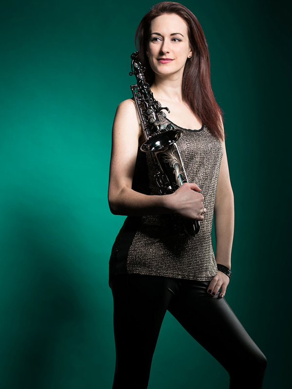 Live Female Saxophone Player Musician Scarlett Entertainment UK