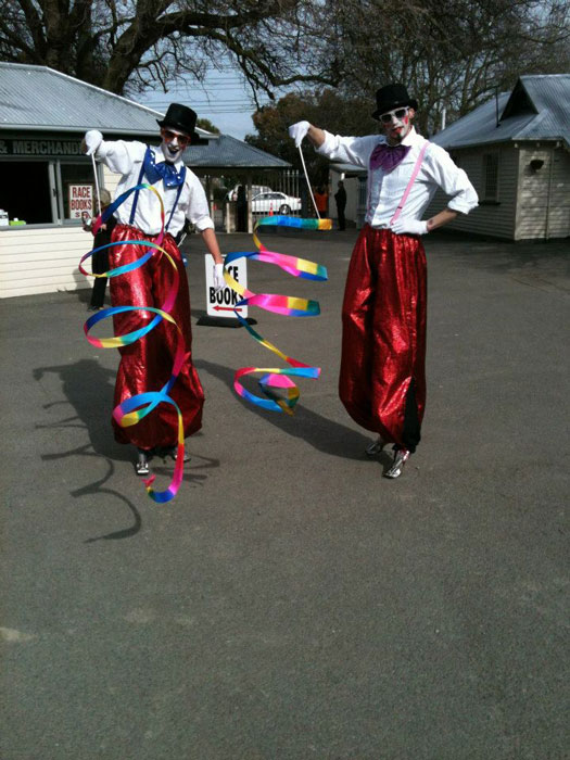New Zealand Themed Stilts Hire Stilt Walkers Scarlett Entertainment