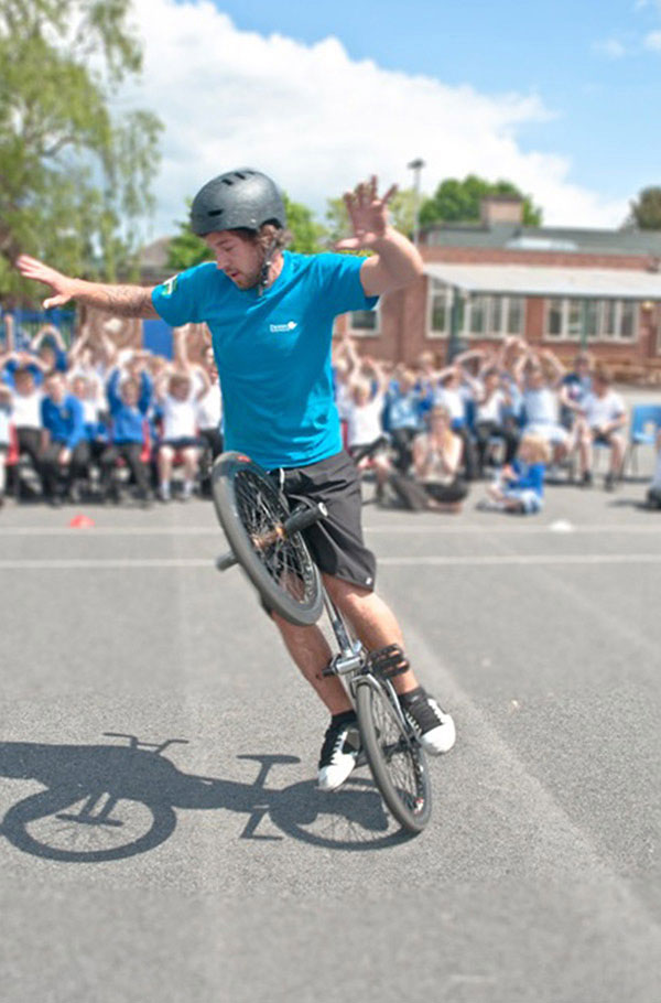 BMX Flatland Rider UK BMX Stunt Rider UK Corporate Entertainment UK