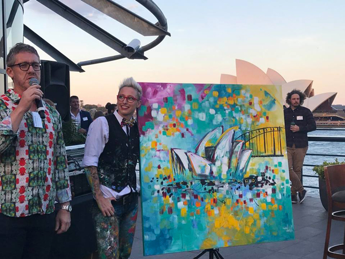 Australian Female Speed Painter Book Interactive Speed Painting Sydney