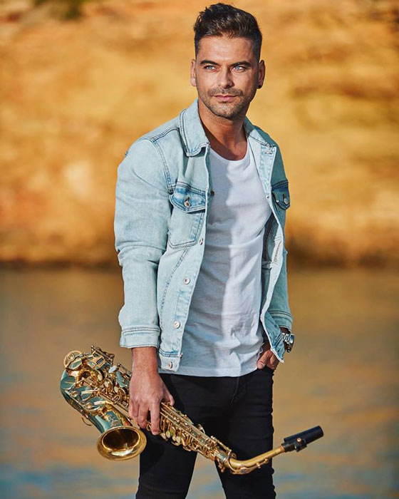 Hire a Sax Player in Spain Wedding Sax Entertainment Scarlett