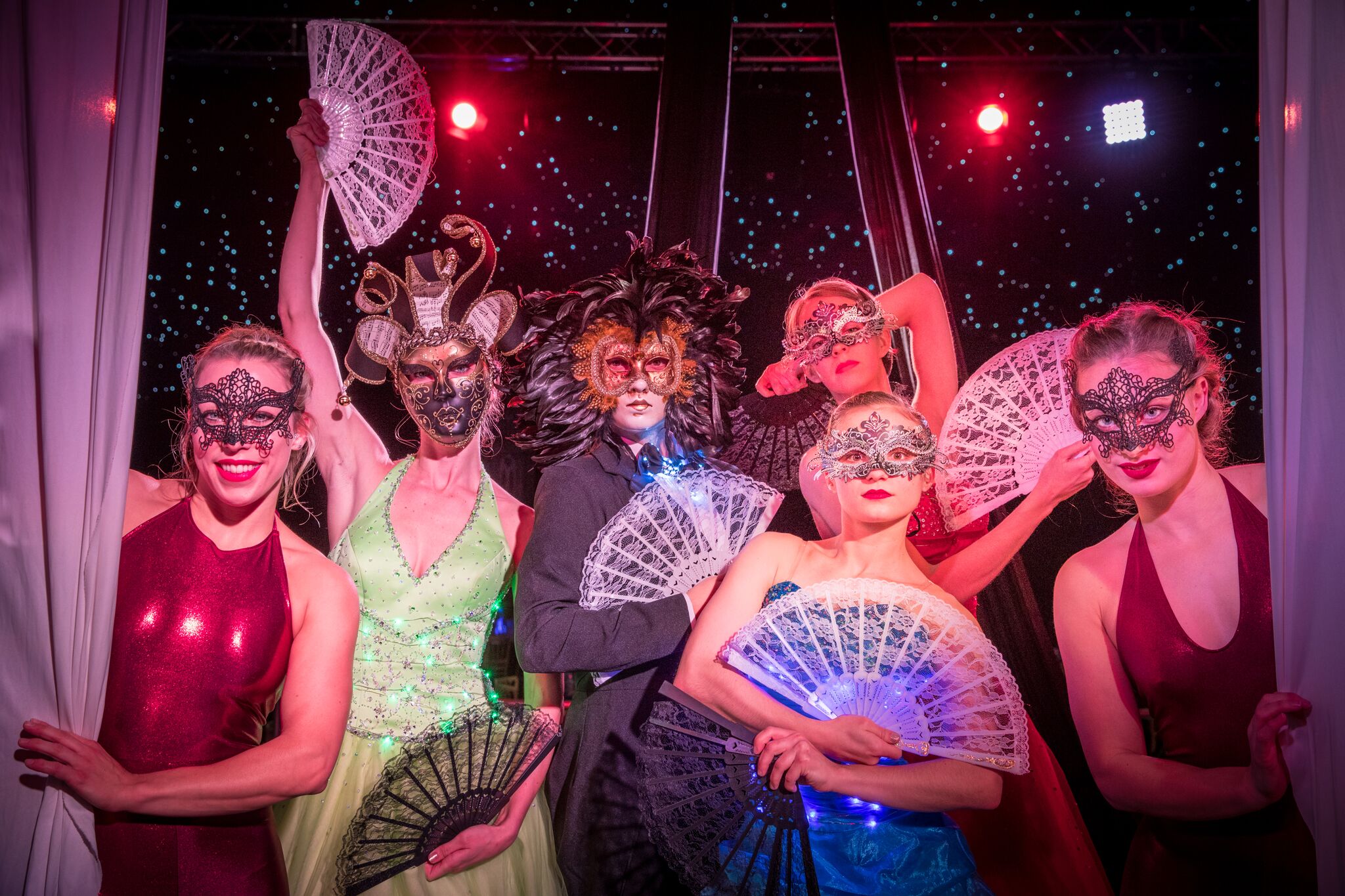 Book Masquerade Show Themed Entertainment Scarlett