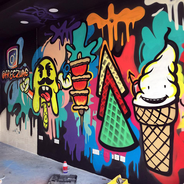 Dubai Graffiti Artists Hire Corporate Artwork UAE