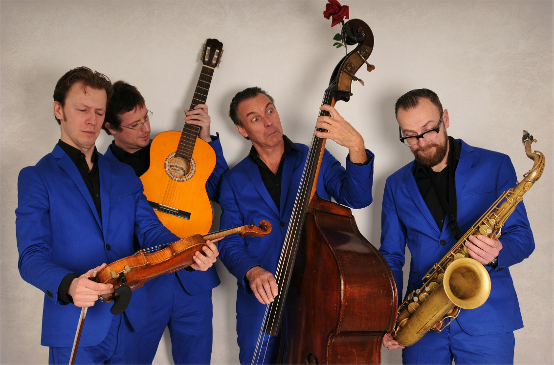 Hire Jazz Swing Theatre Act Jazz String Quartet Holland Swing