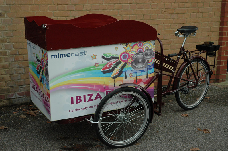 Corporate Branded Tricycle Event Catering Customised Entertainment