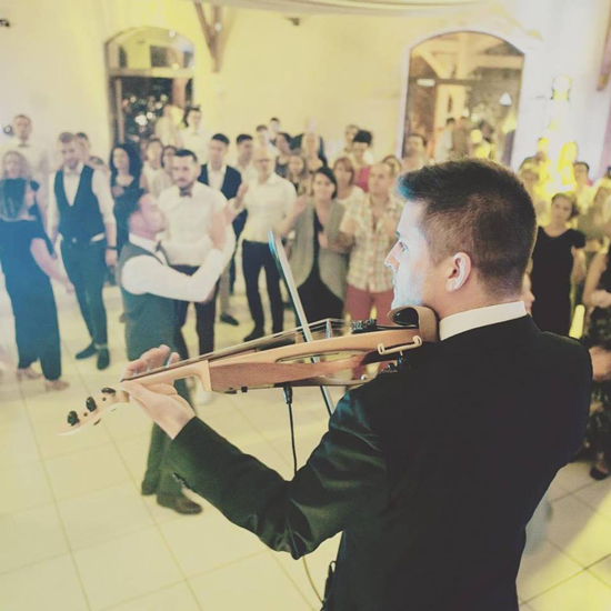 Hire Portugal Electric Violinist LED Violin Musician Scarlett