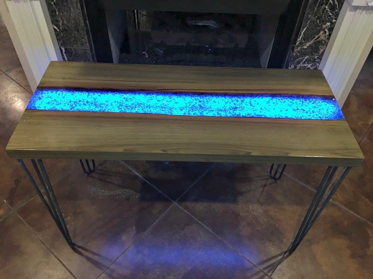 Epoxy River Glow Table For Sale Pahjo Designs