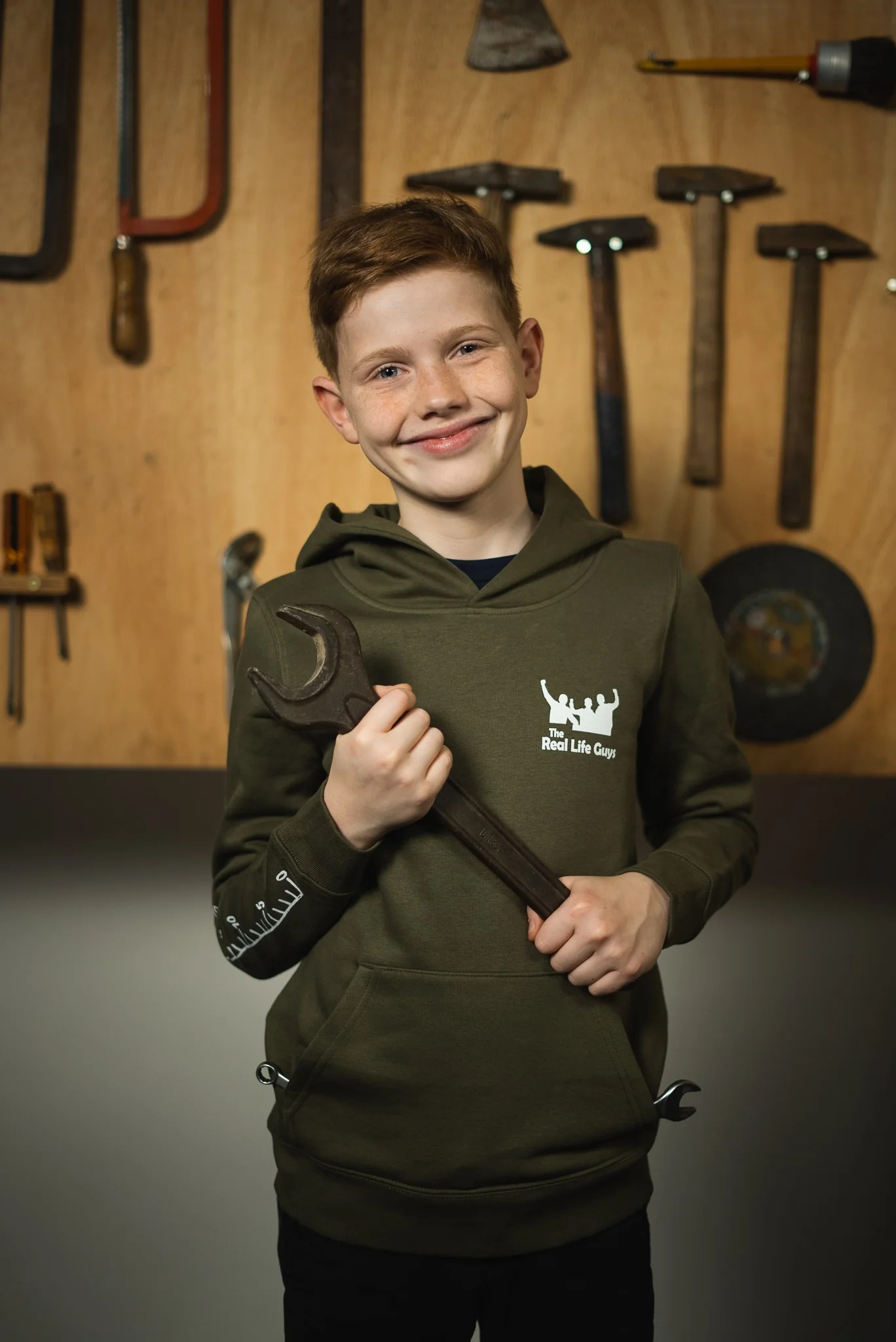 Werkzeug Hoodie Kinder The Real Life Guys