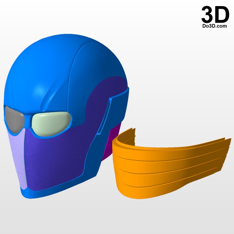 3D Printable Model Snake Eyes Type 1 Helmet form G. I. Joe Print