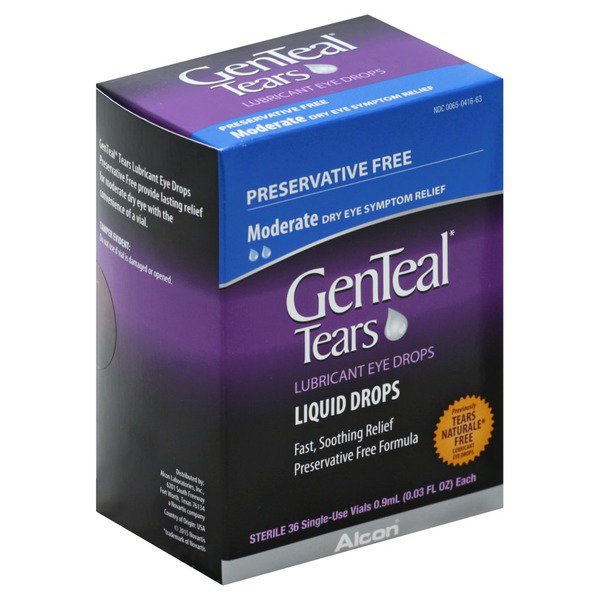 GENTEAL® TEARS Liquid Drops Preservative Free Vials 36ct Dry Eye