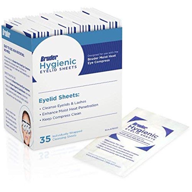 BRUDER Hygienic Eyelid Sheets Eyelid Cleaners