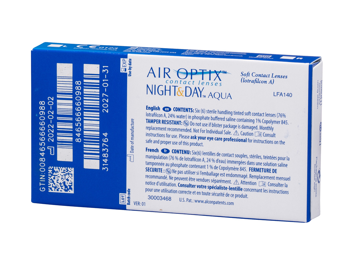 Air Optix Night & Day Aqua Contact Lenses Free Shipping