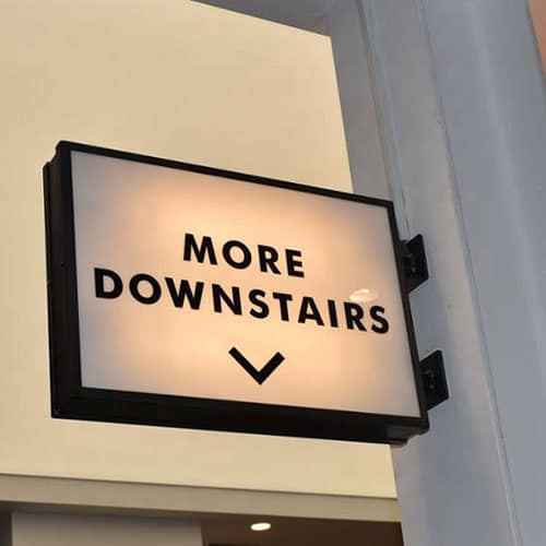 Acrylic Business Sign The Top one Acrylic fabrication