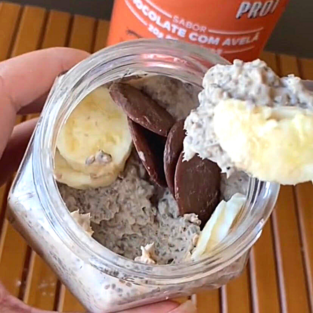 Pudim Proteico de Avelã