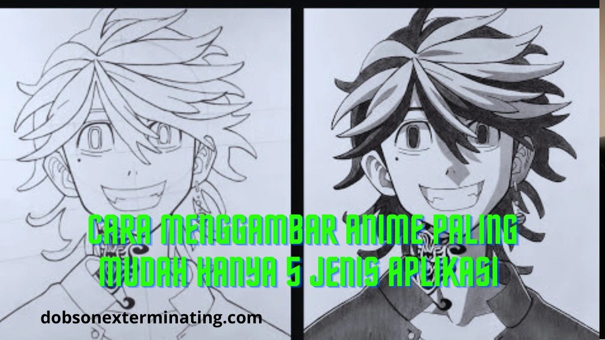 Cara Menggambar Anime Paling Mudah Hanya 5 Jenis Aplikasi