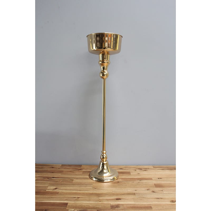 Tall Gold Vases Dobsons Marquee & Party Hire