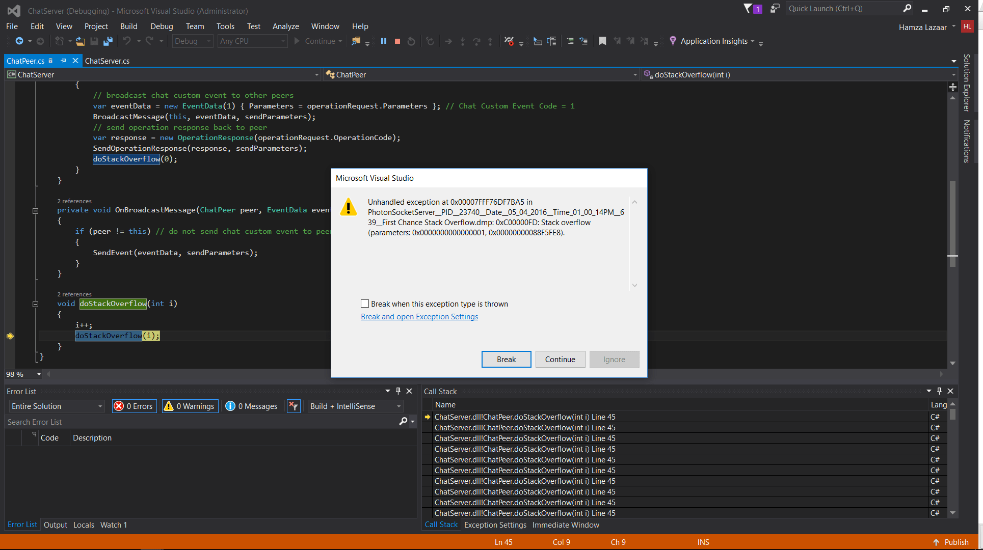 Server 4 Photon Server Stack Overflow Photon Engine