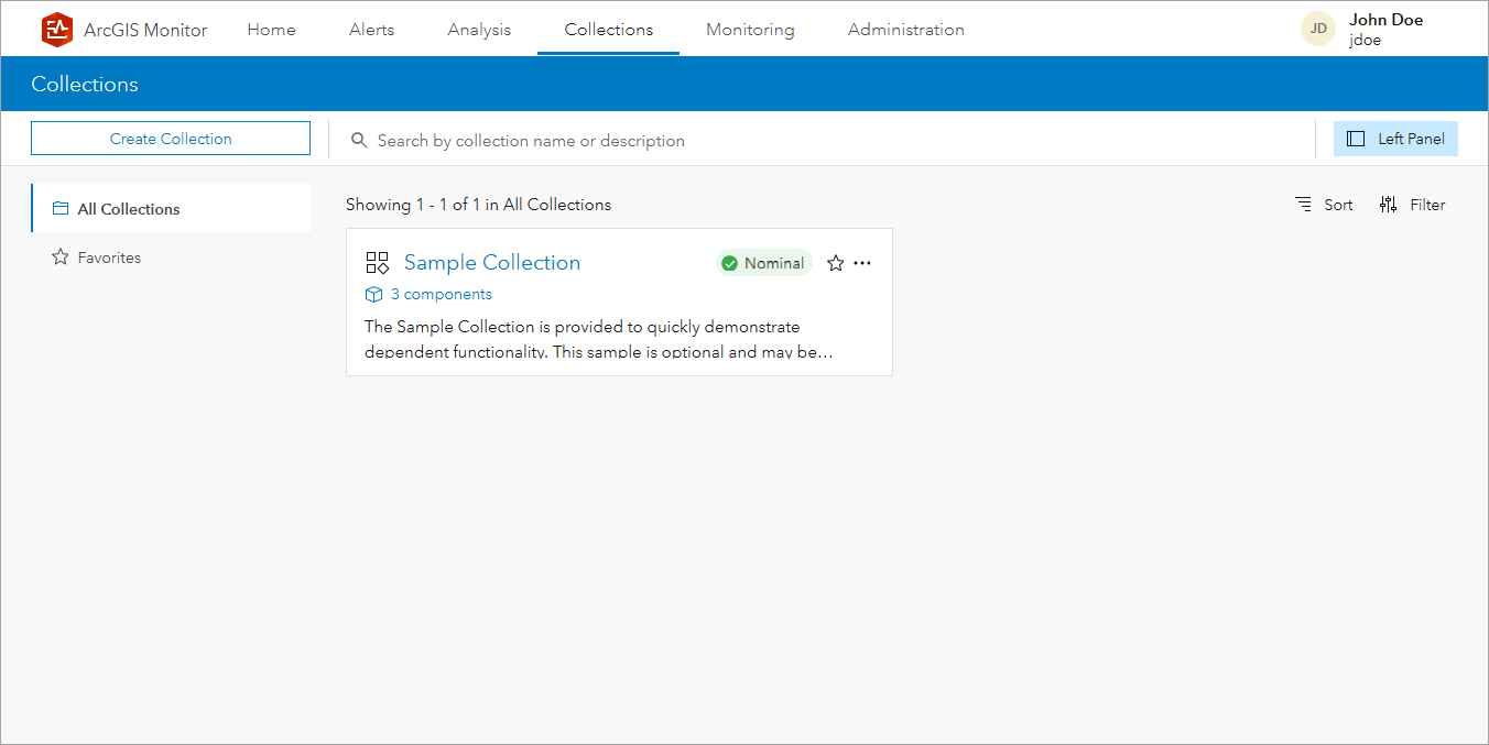 ArcGIS Monitor user interface—ArcGIS Monitor Documentation