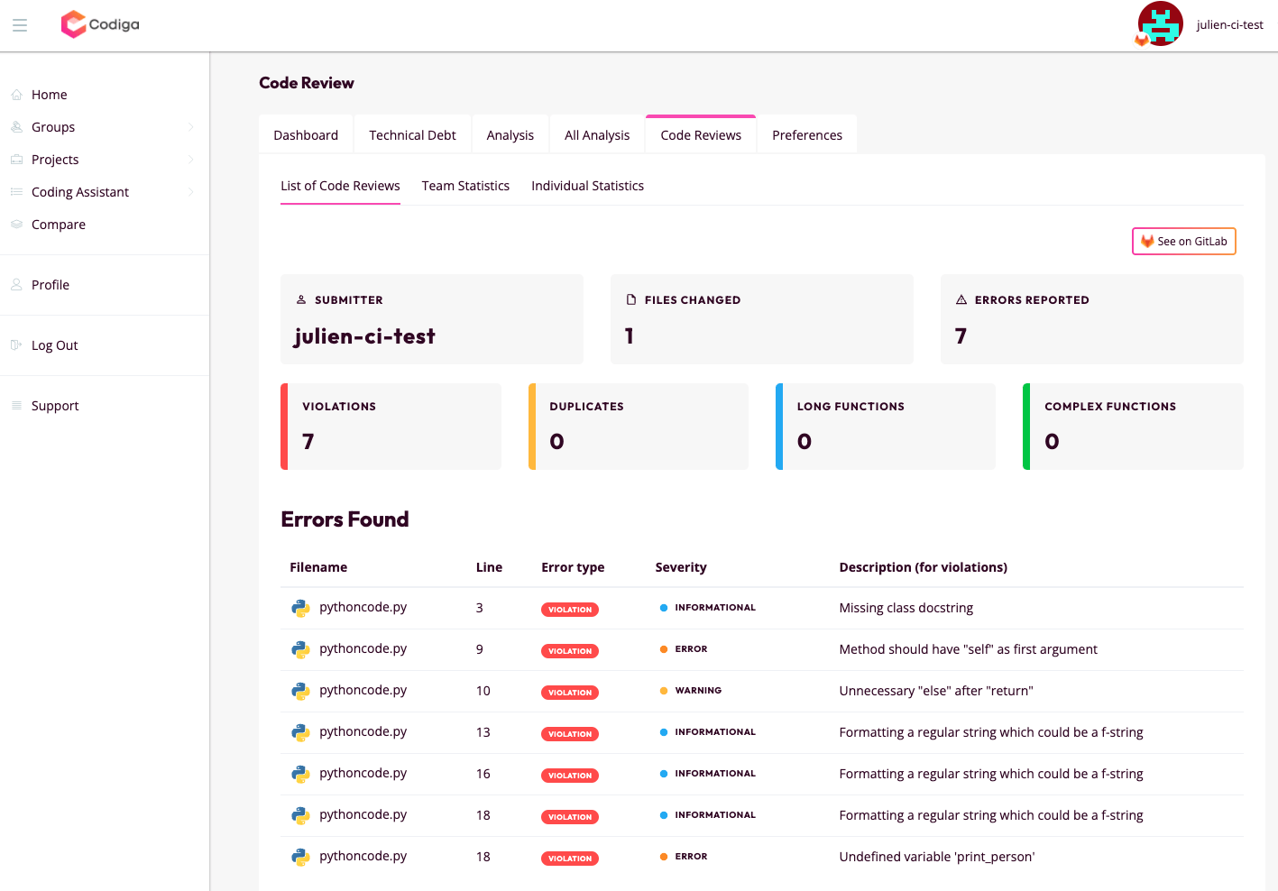 Automate your Code Reviews on GitLab