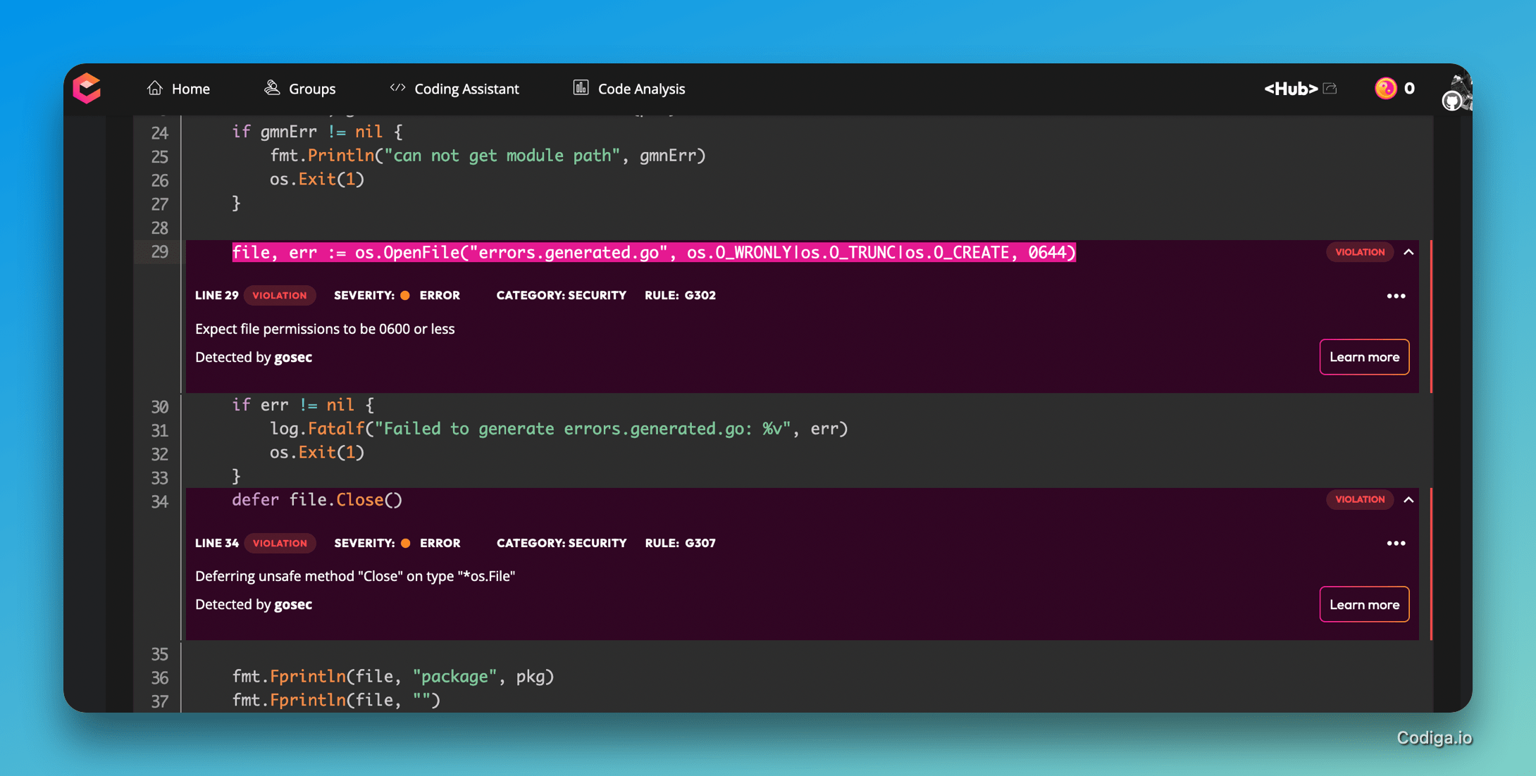 How to write safe and secure Go code