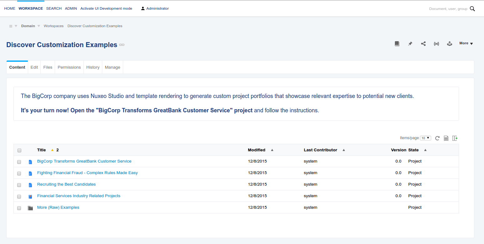 Template Rendering Addon Nuxeo Documentation