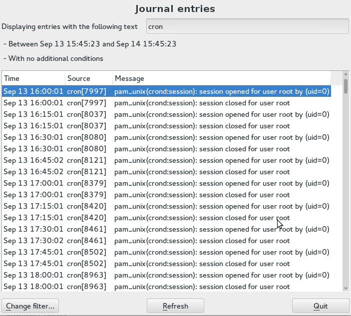 journalctl Query the systemd Journal Reference openSUSE Leap 42.1
