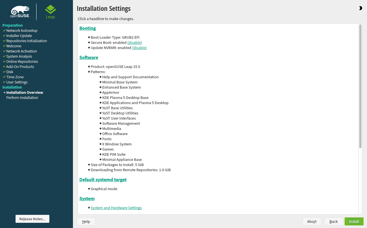 Start-Up | openSUSE Leap 15.6