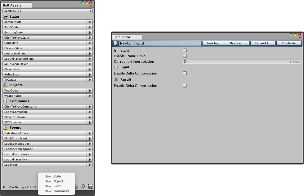 Commands Photon Engine