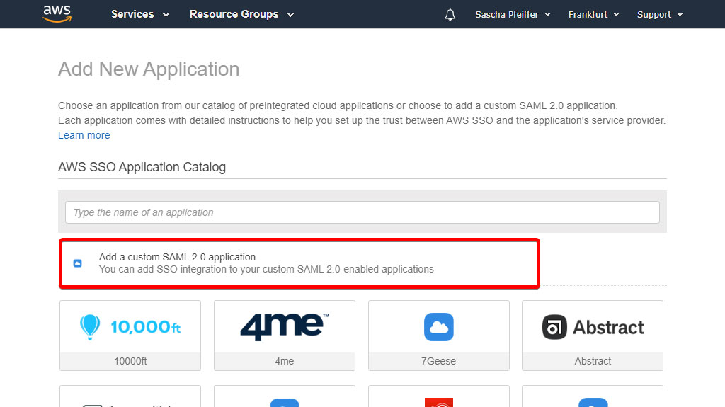 AWS as SAML IDP for SSO Psono Documentation