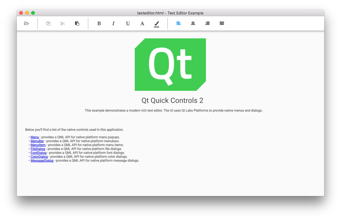 Qt Quick Controls Text Editor Qt Quick Controls 5.15.17