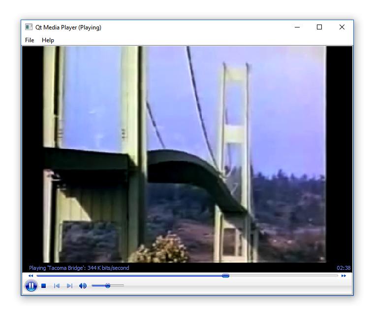 Media Player Example (ActiveQt) Active Qt 6.2.11
