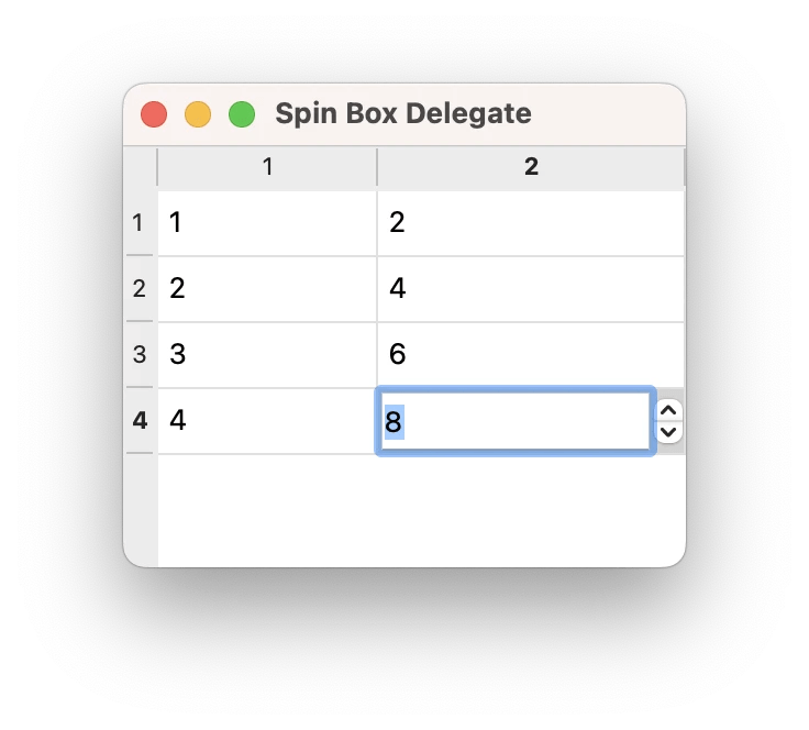Model/View Programming Qt Widgets 6.7.1