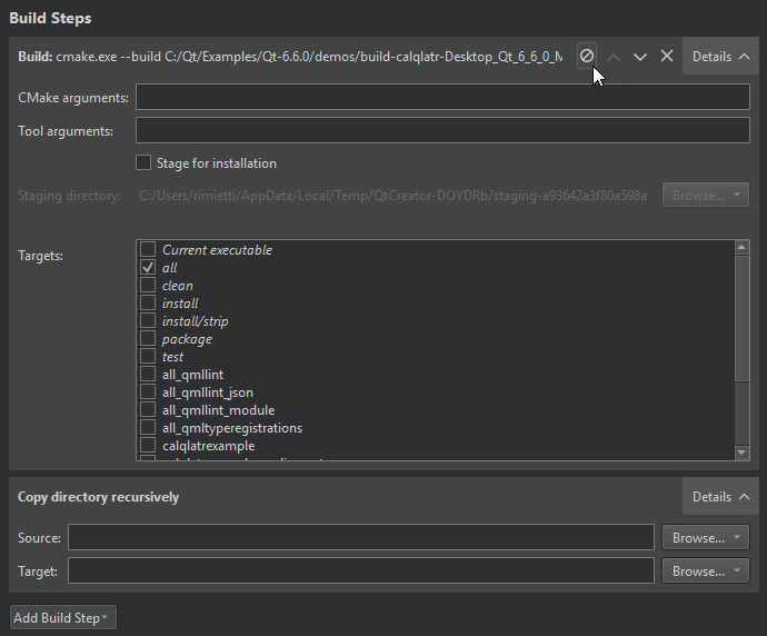 Configure projects for building Qt Creator Documentation