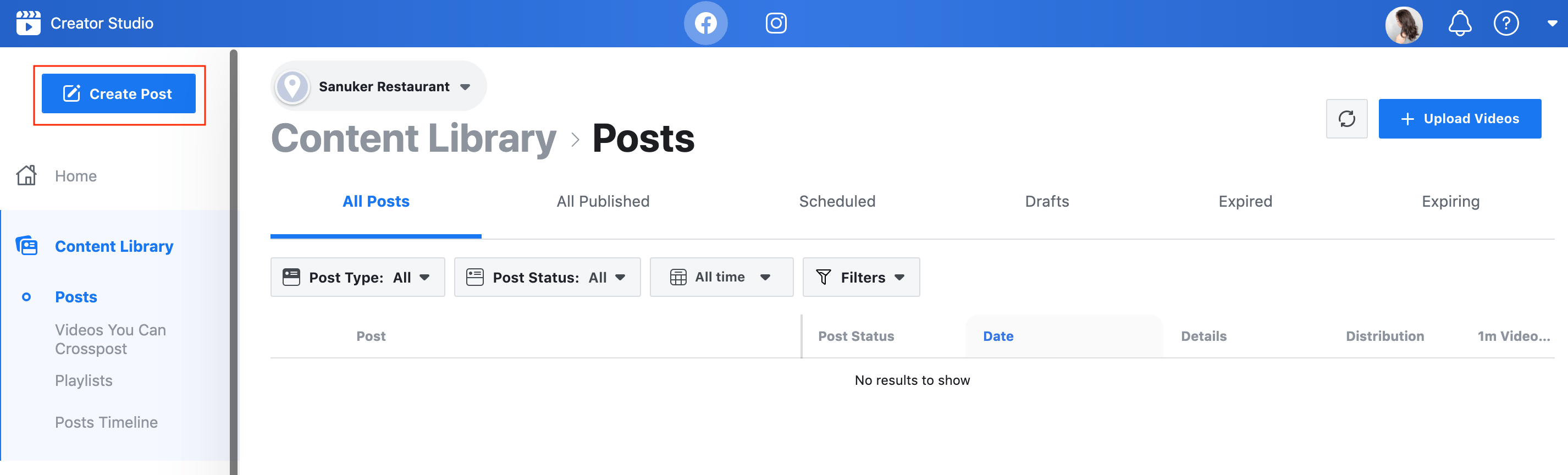 Draft a Facebook Post WOZTELL Platform Documentation