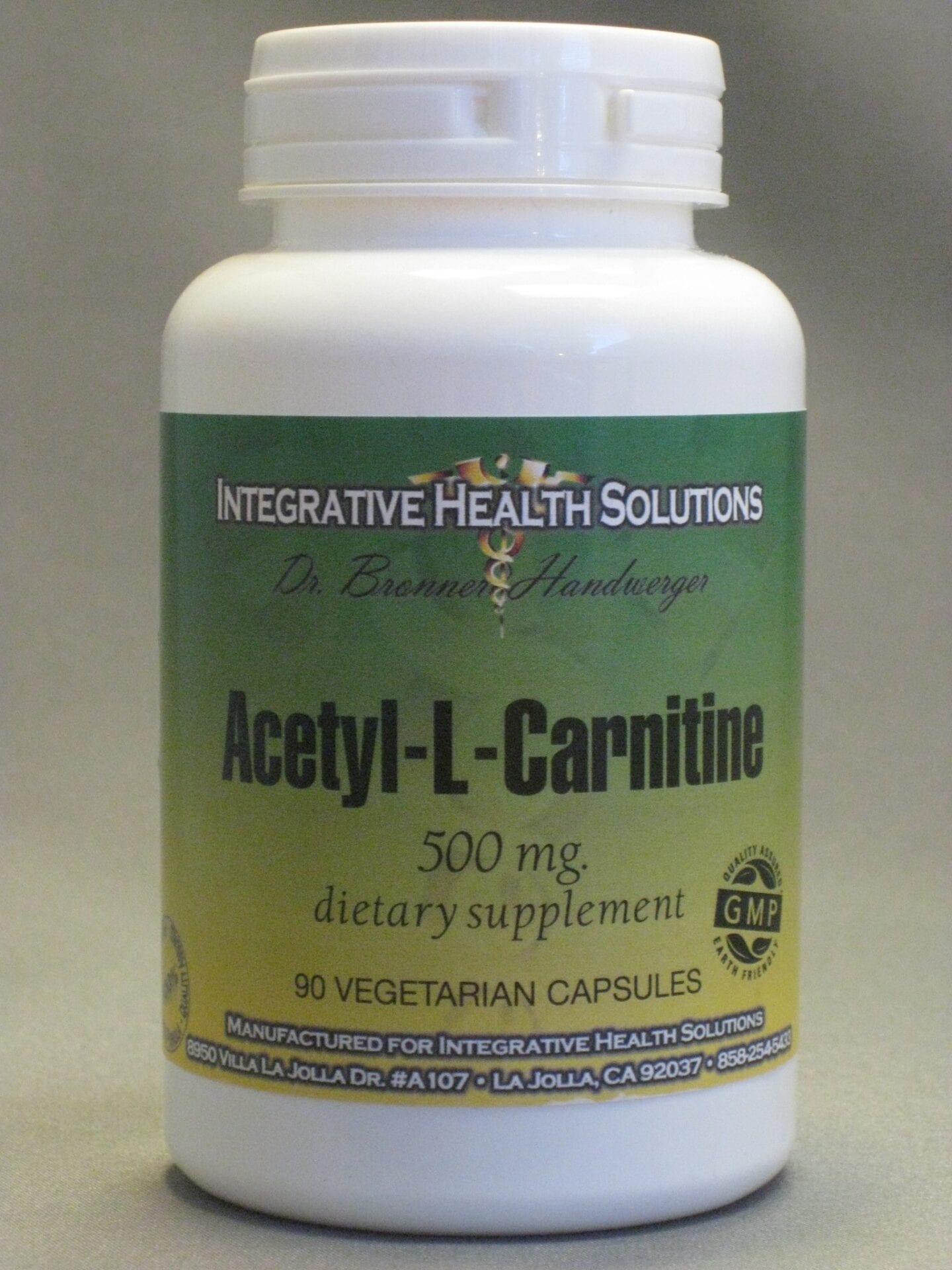 AcetylLCarnitine 500 mg 90 Vegetarian Capsules Integrative Health