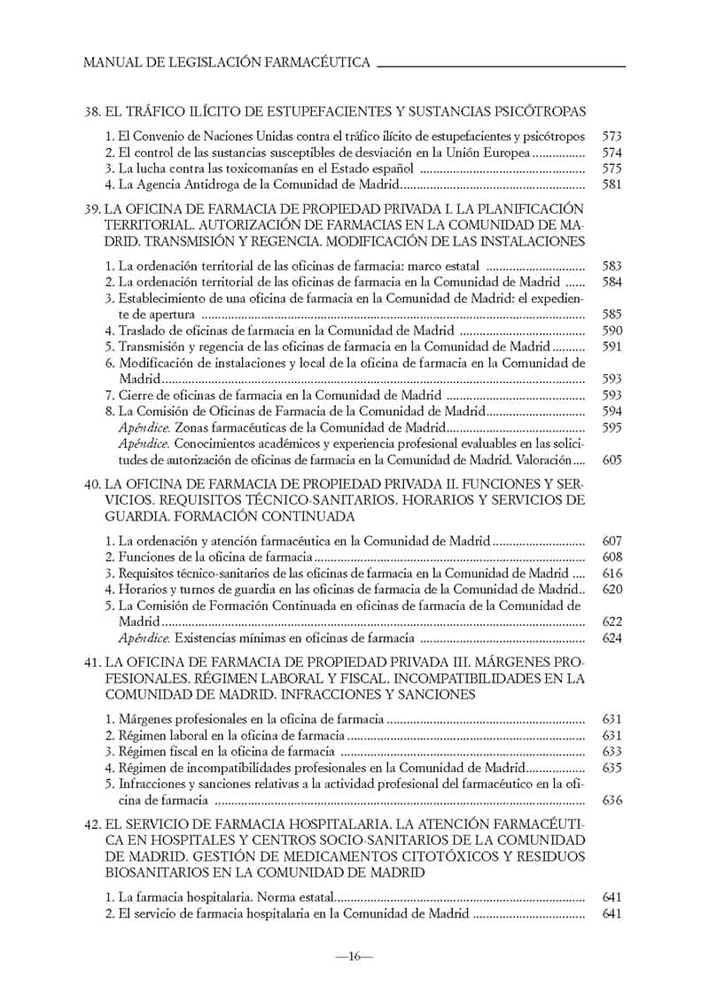 Manual de Legislación Farmacéutica Ediciones Doce Calles