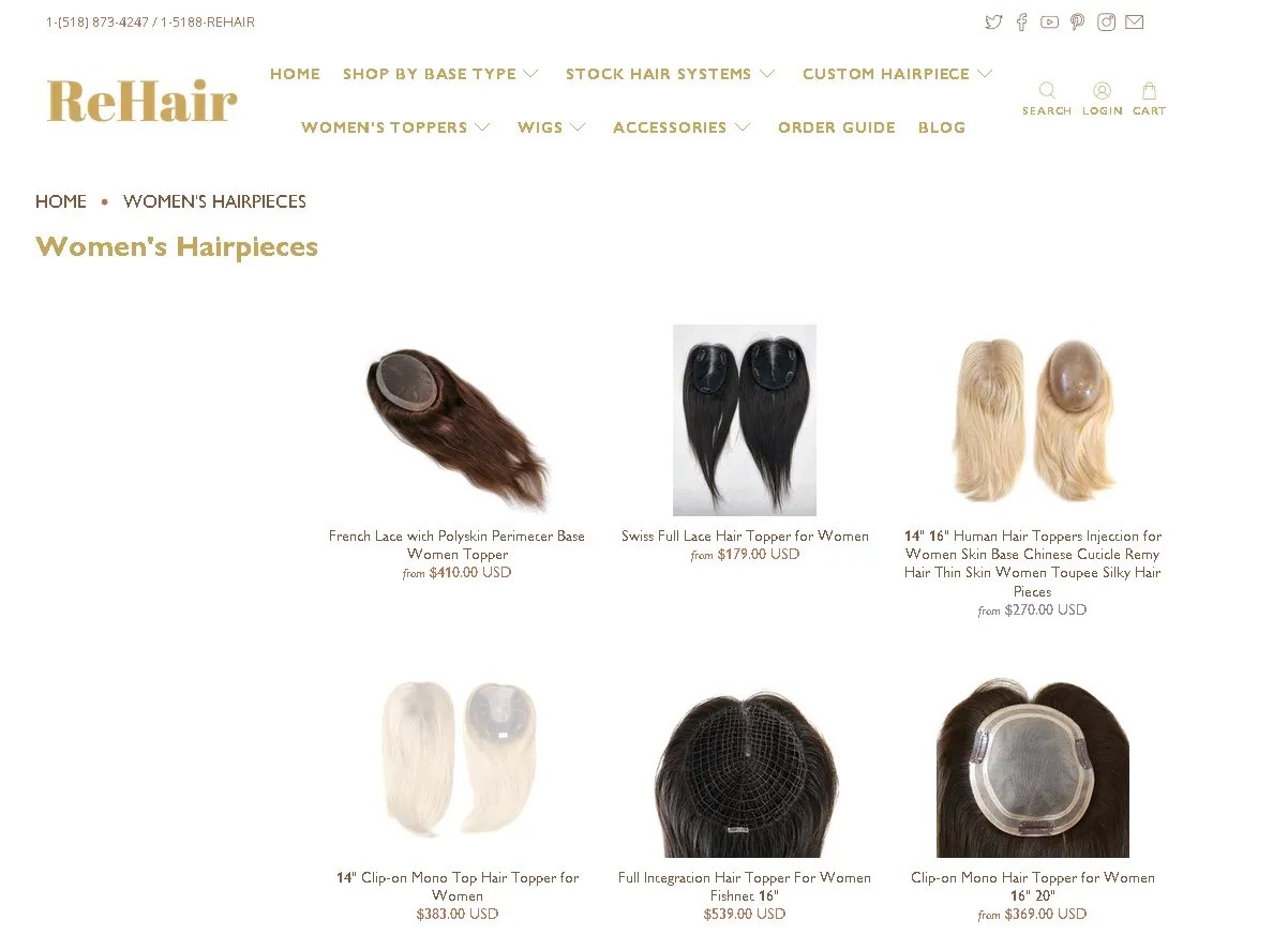 Your Complete Guide to Womens Hair Pieces Hair System