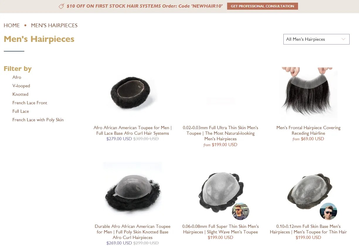 Toupee vs. Wig and How Much Does a Toupee Cost? Hair System