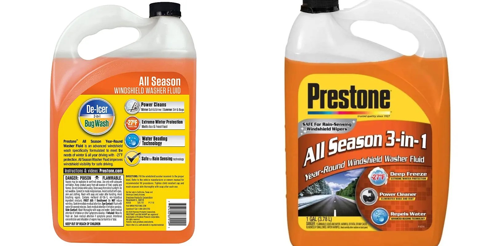 Prestone all season 3 in 1 windshield washer fluid review and best