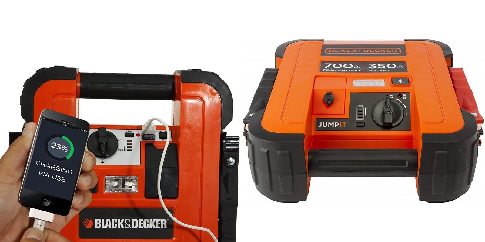 Black and Decker jump starter An overview with manual and
