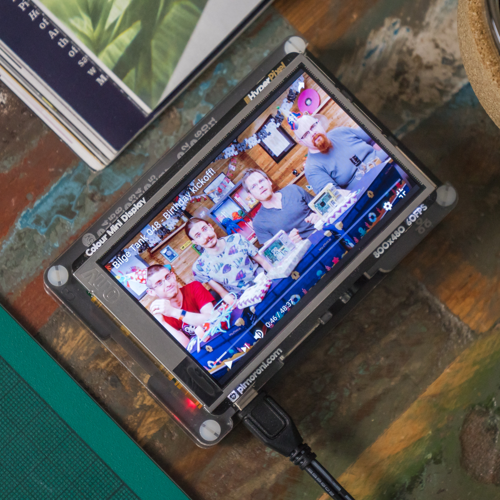 HyperPixel Raspberry Pi用 高精細3.5インチタッチスクリーンディスプレイ販売終了