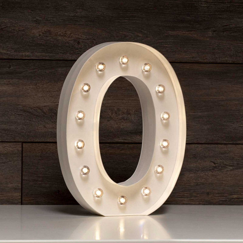 Letra Grande Luminosa O