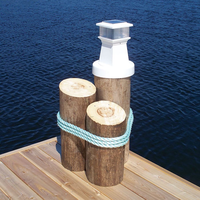 Dock Piling Cap Lights Shelly Lighting