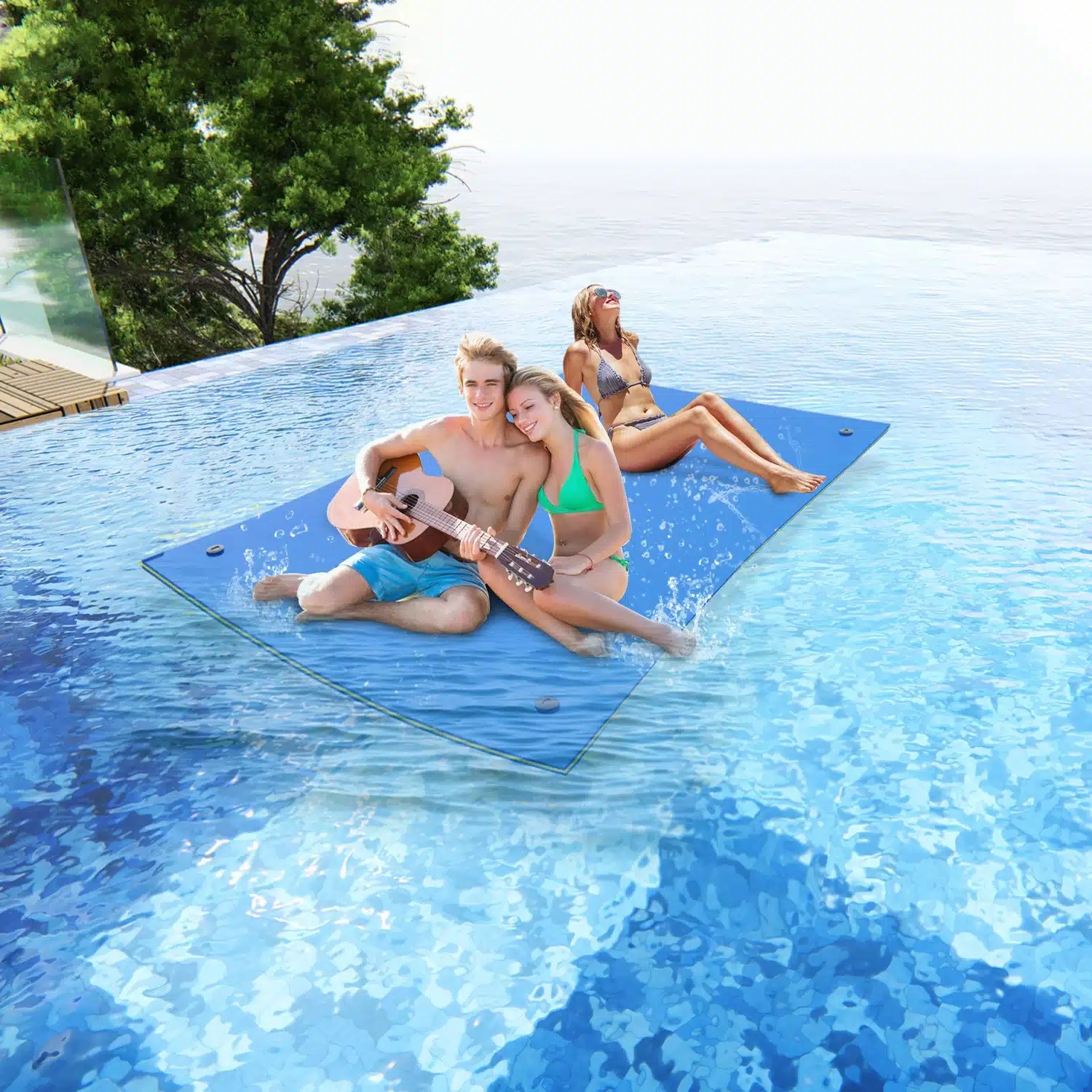 The Ultimate Foam Floating Swim Mat Best Lily Pad Float of 2024 Dock