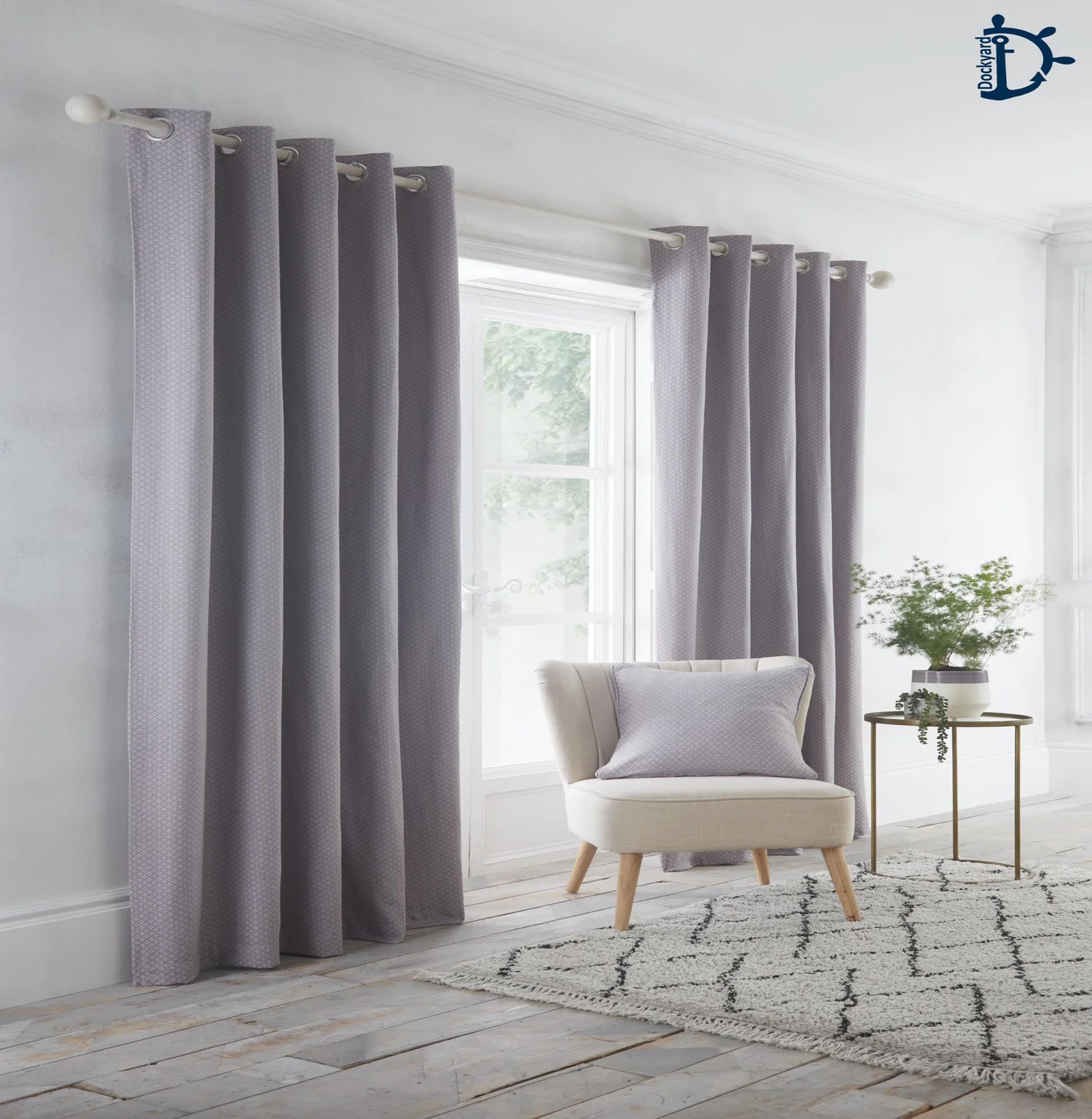 Silver Grey Living Room Curtains Baci Living Room