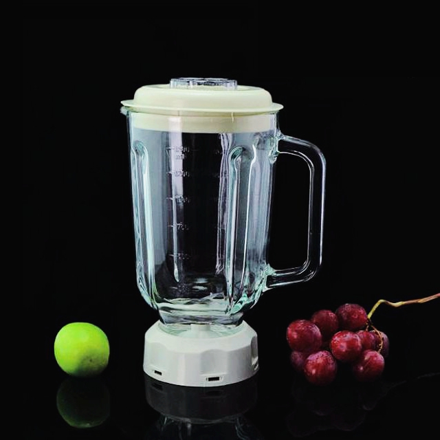 A05 GLASS SET 1.5L Soda lime Glass Blender Jar with Lid Blade Base