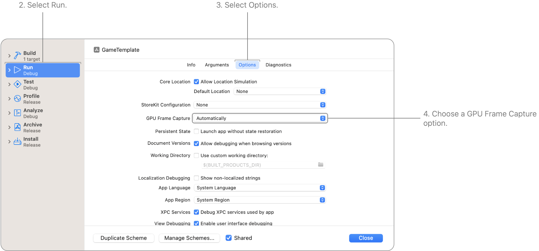 Capturing a Metal workload in Xcode Apple Developer Documentation